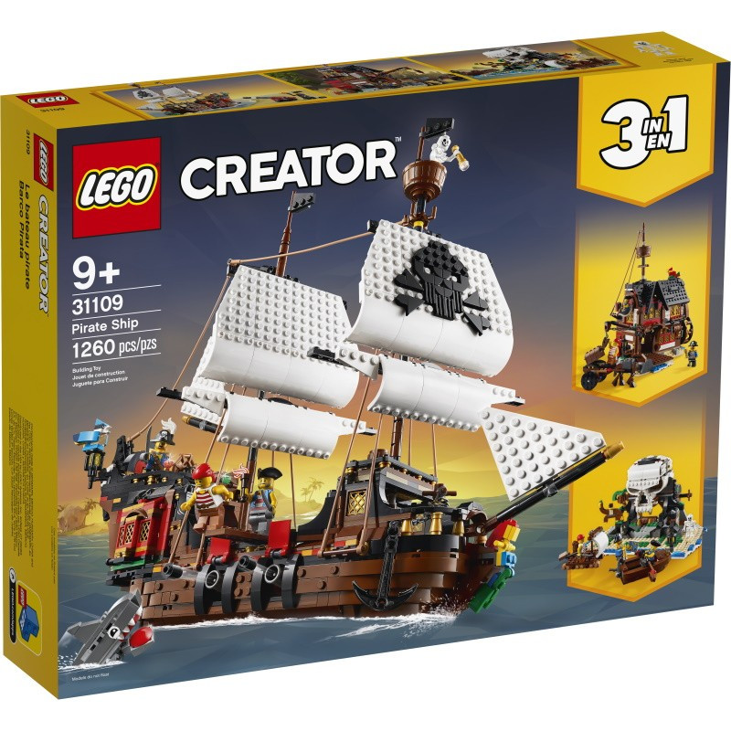 31109 Lego Creator Пиратский корабль, Лего Креатор - фото 1 - id-p76309314