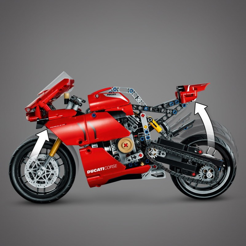 42107 Lego Technic Ducati Panigale V4 R, Лего Техник - фото 5 - id-p76410870