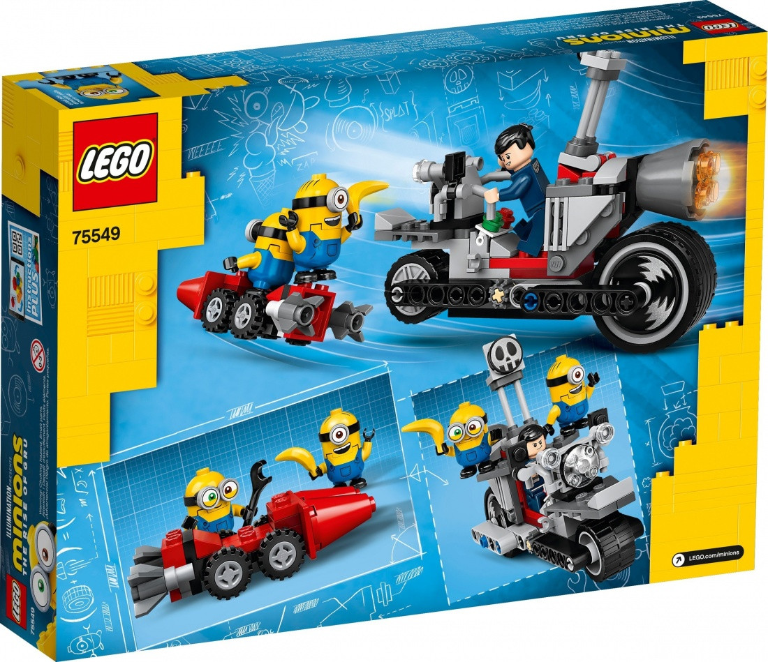 75549 Lego Minions Невероятная погоня на мотоцикле, Лего Миньоны - фото 2 - id-p76501259