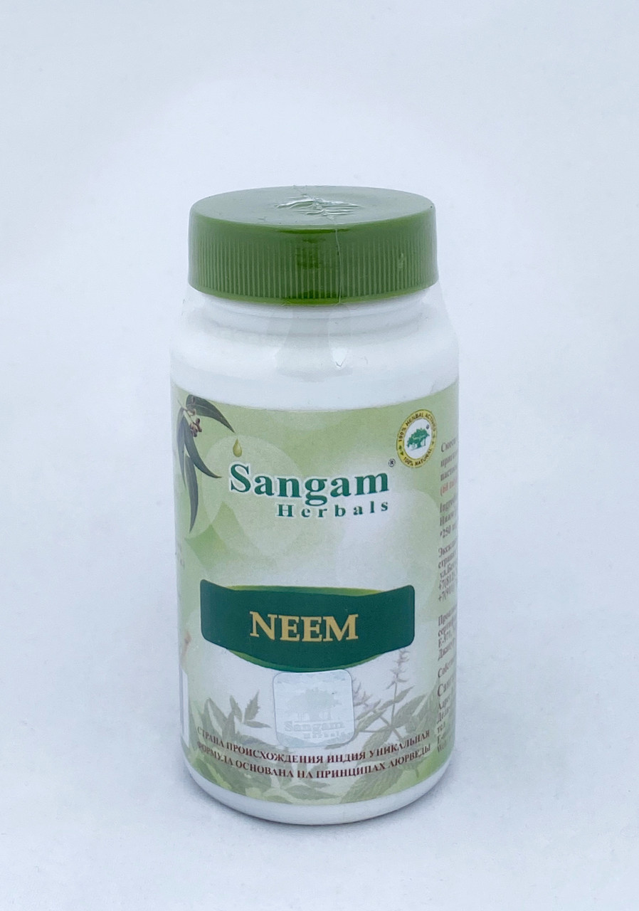 Ниим лист  ,60 таблеток, Sangam Herbals, Neem