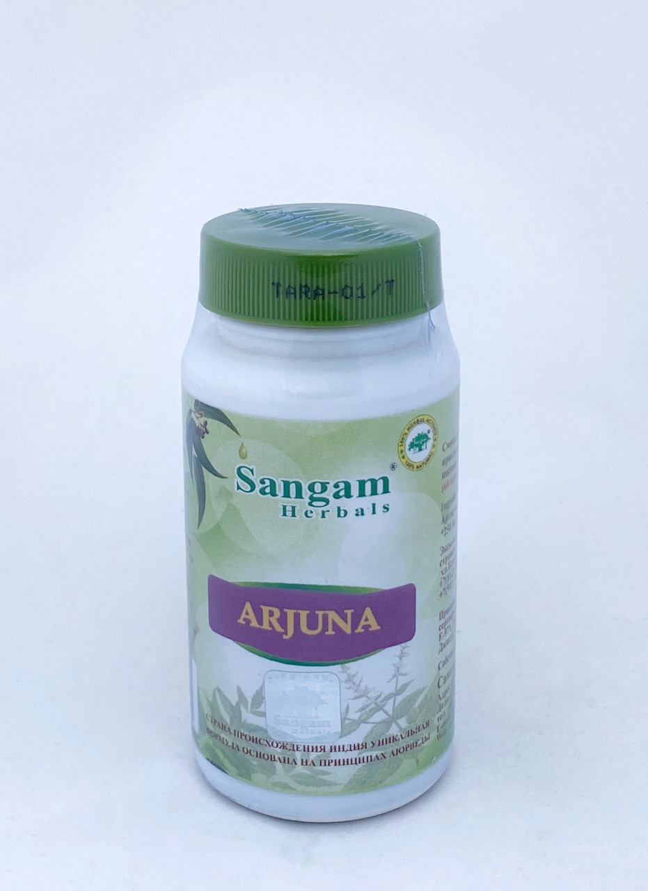 Арджуна, 60 таблеток, Sangam Herbals,Arjuna
