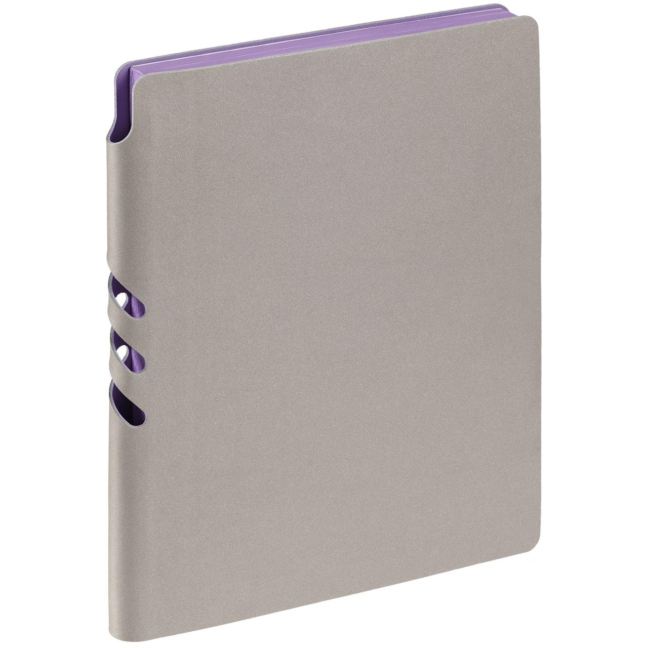 Ежедневник Flexpen, недатированный, серебристо-фиолетовый - фото 1 - id-p76519308