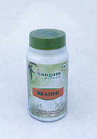 Брахми, 60 таблеток, Sangam Herbals, Brahmi, для улучшения работы мозга и усиления памяти