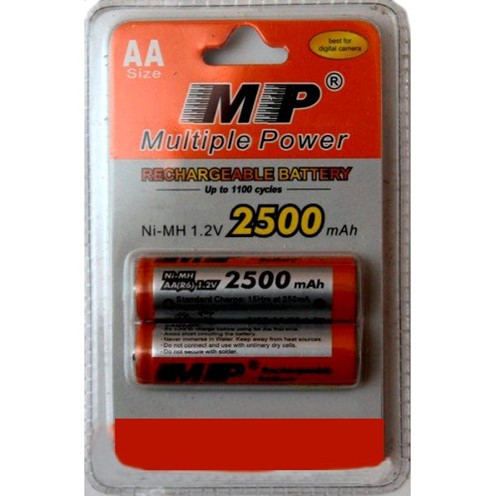 Батарейки MP, 2500mah - фото 1 - id-p49538985