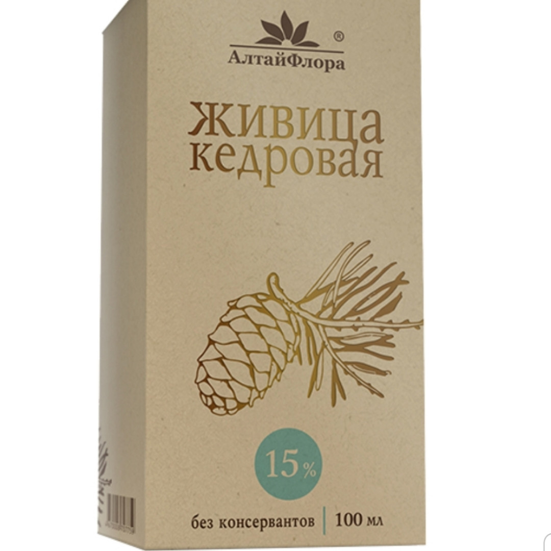 Живица кедровая 15 % с кедровым маслом