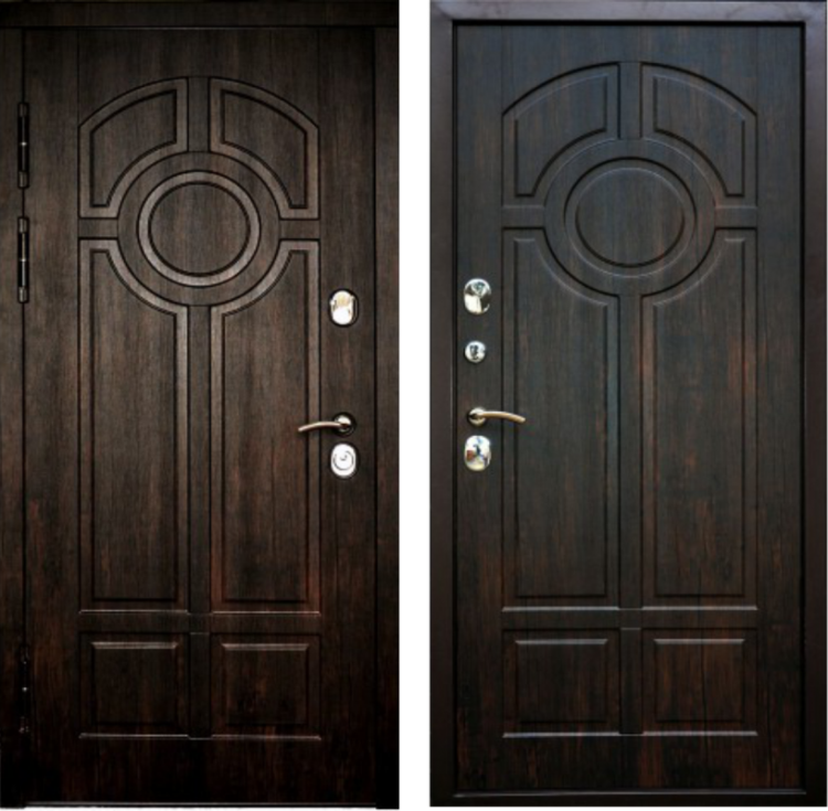Металлические двери в квартиру Galla тик - фото 1 - id-p76539538