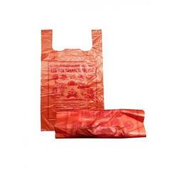 Пакет майка,размер: 45*70 см. цвет: оранжевый.(35 шт. в уп.) РК