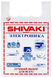 Пакет майка SHIVAKI, размер: 45*70 см. (25 шт. в уп.). РК