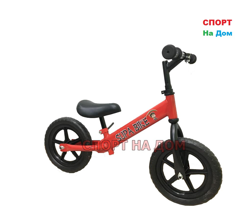 Детский беговел Supa Bike (красный) - фото 1 - id-p76598629