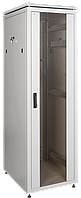 ITK Шкаф сетевой 19" LINEA N 33U 600х800 мм стеклянная передняя дверь цвет серый