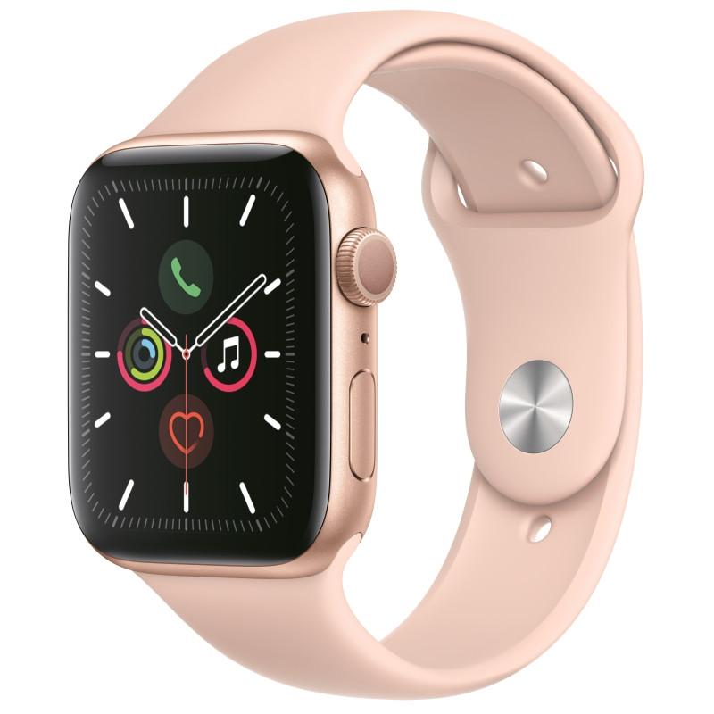 Смарт-часы Apple Watch Sport Band Series 5 (Pink Sand, MWVE2GK/A)
