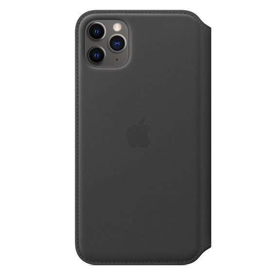 Оригинальный чехол Apple для IPhone 11 Pro Max Leather Folio (Black) - sale50, фото 1