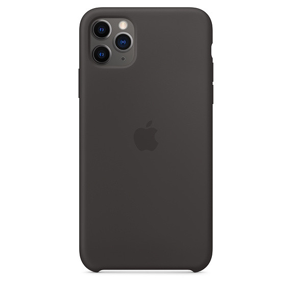 Оригинальный чехол Apple для IPhone 11 Pro Max Silicone Case (Black), фото 1