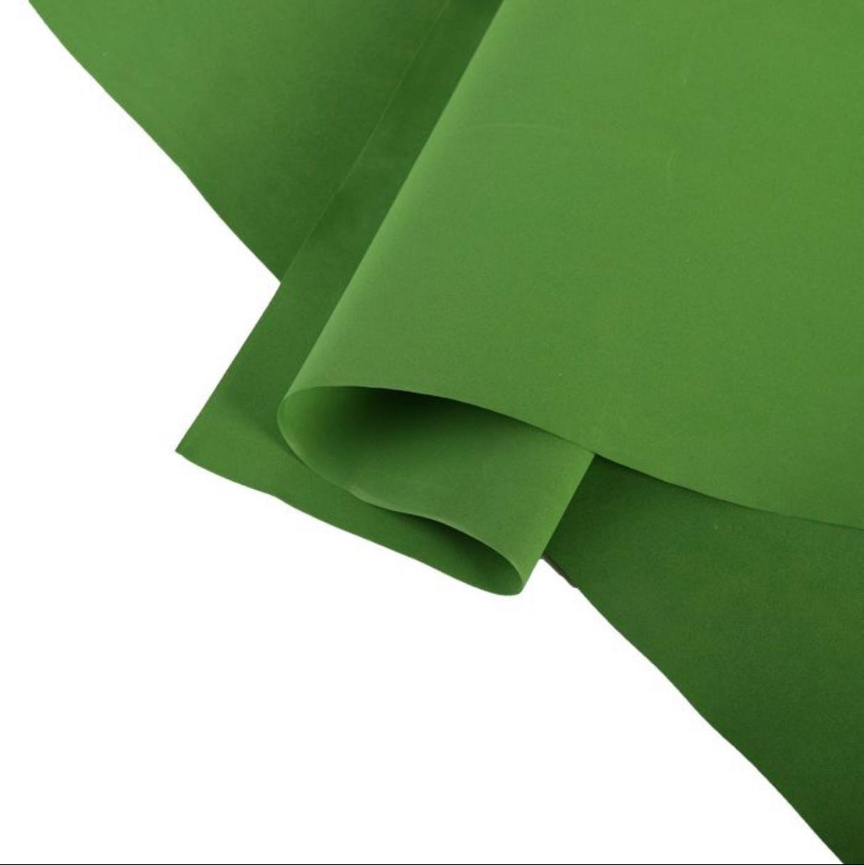 Иранский фоамиран Темно-зеленый 0,8-1 мм  60х70 см