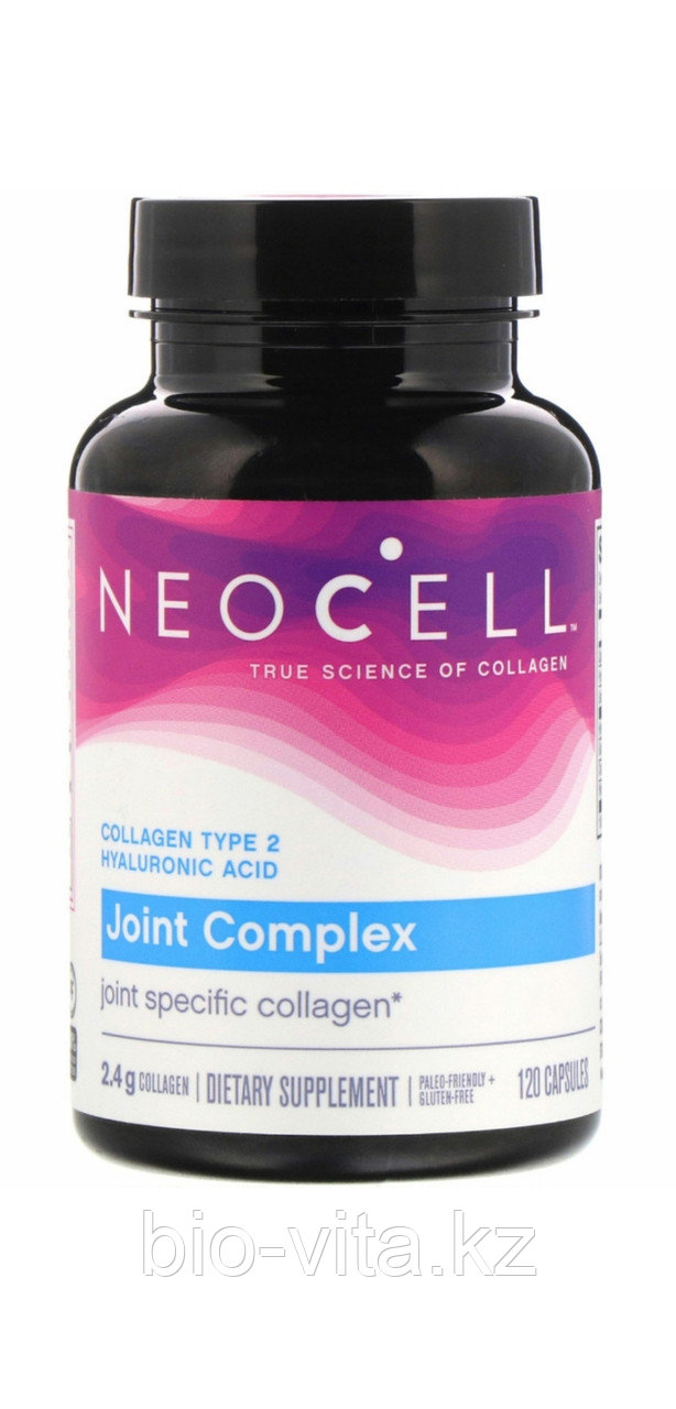 Neocell, Коллаген для суставов,  2 типа. 120 капсул. По 4 в день.