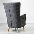 Кресло ОМТЭНКСАМ Гуннаред темно-серый ИКЕА, IKEA, фото 3