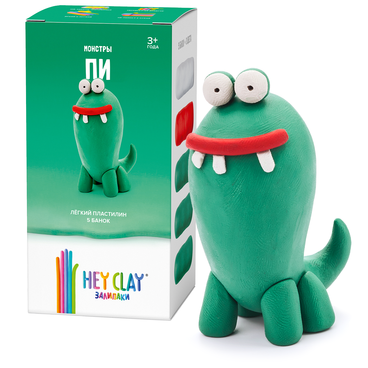 Легкий пластилин залипаки HEY CLAY - Пи