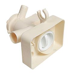 Улитка насоса стиральной машины Zanussi в сборе 1320715269, 3 защелки, с крышкой фильтра и уплотнителем