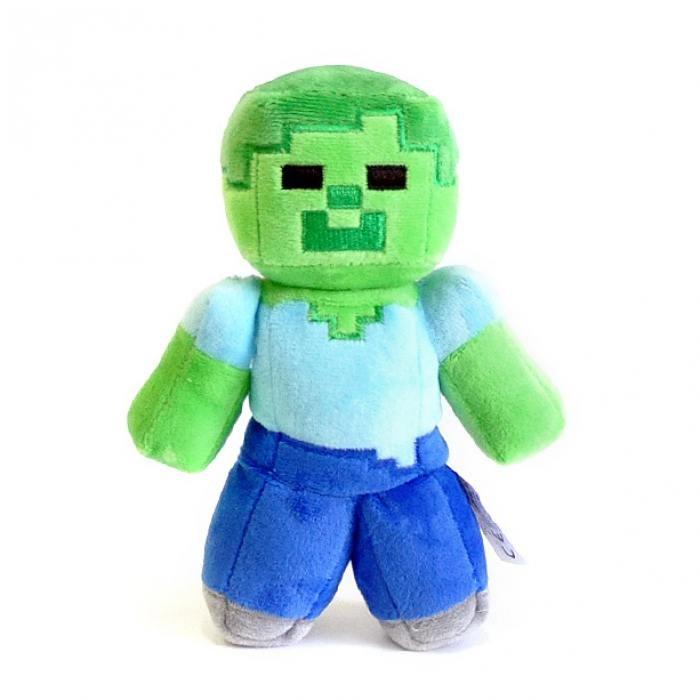 Мягкая игрушка Зомби Майнкрафт (Minecraft) 20 см