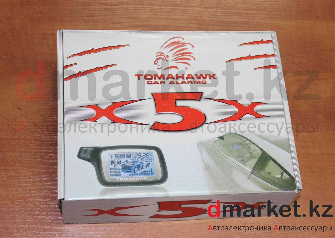 Автосигнализация Tomahawk X5, турботаймер, 2 пульта, будильник, автозавод