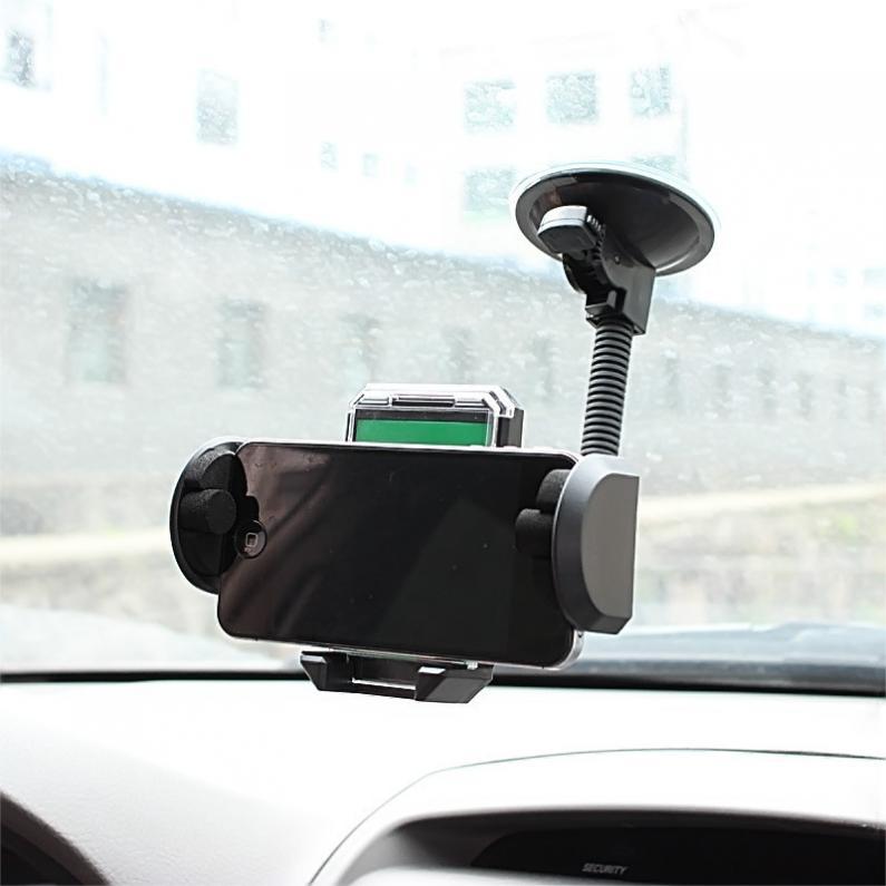 Универсальный регулируемый автомобильный держатель для смартфонов и планшетов на стекло, 09S - фото 5 - id-p76650358