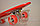 Лонгборд 60*16.5 Огненный с ручкой и со светящимися колесами (пенни борд), фото 5