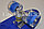Лонгборд 60*16.5 Глаза с ручкой и со светящимися колесами (пенни борд), фото 7