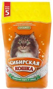 Наполнитель для кошачьих туалетов Сибирская кошка БЮДЖЕТ 5л, фото 2