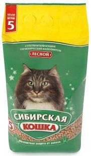 Наполнитель для кошачьих туалетов Сибирская кошка ЛЕСНОЙ 5л, фото 2