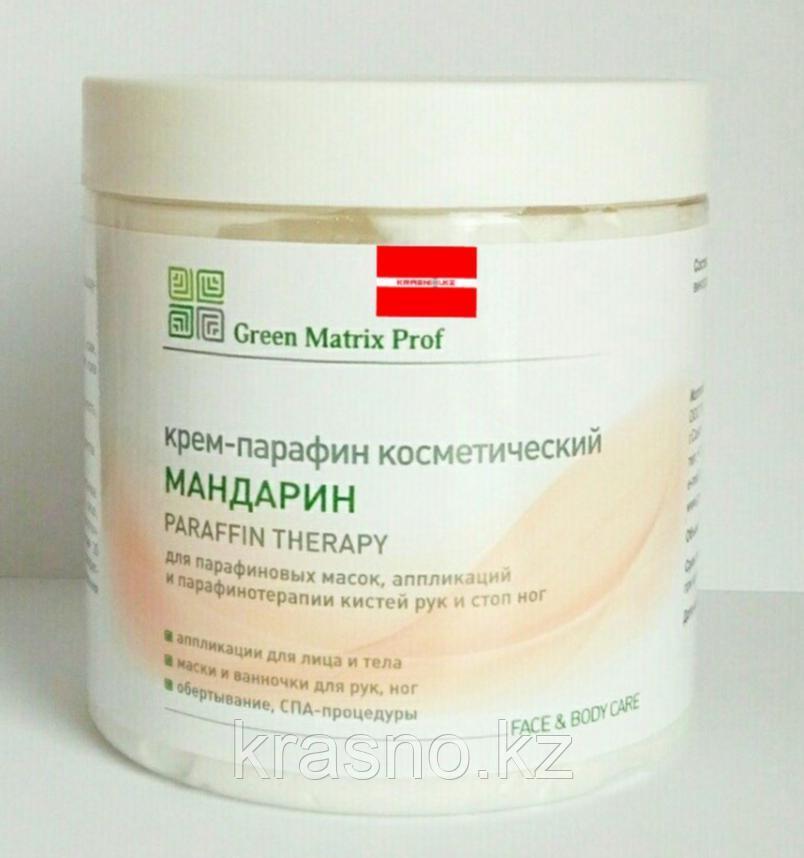 Крем парафин 500мл Мандарин для лица и тела Green Matrix Prof