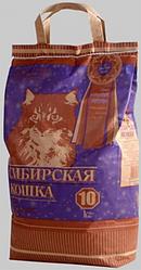 Наполнитель для кошачьих туалетов Сибирская кошка СУПЕР КОМКУЮЩИЙСЯ 10л