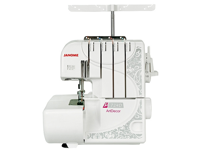 Оверлок Janome ArtDecor 724D ( показываю и обучаю ) Алматы