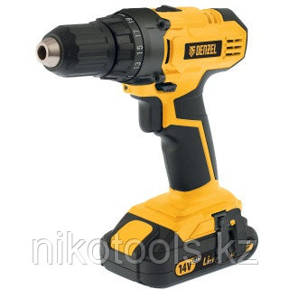 Дрель-шуруповерт аккумуляторная CDL-IB-14-02, Li-Ion, 14 В, 1,5 Ач, 2 акк.// Denzel