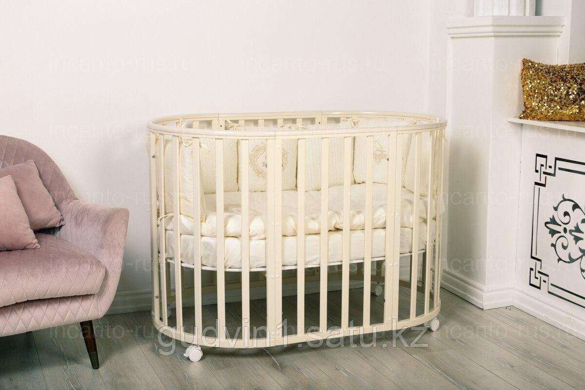 Кровать Incanto Amelia 8 в 1 бук , цвет слоновая кость 00-87687