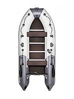 Лодка ПВХ Ривьера Компакт 3600 СК комби светло-серый/графит