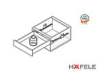 Выдвижной  ящик, Häfele Matrix Box S 35,16х84х400мм  цвет серый, фото 3