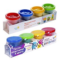Пластилин  Genio Kids  Тесто-пластилин 4 цвета