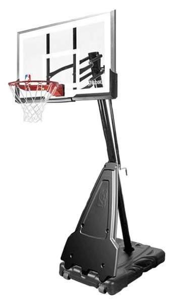 Баскетбольная стойка Spalding 54" Glass Hybrid Portabl
