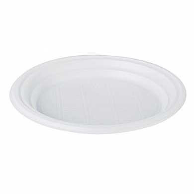 Пластиковая тарелка 21 см (100 шт), фото 2