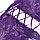 Трусики на завязках с доступом лиловые (M-L), фото 3