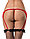 Подвязка для чулок кружевная красная (M), фото 2