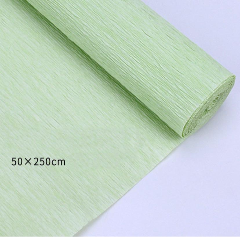 Гофрированная бумага Светло-зеленый
