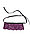 Сексуальное кружевное белье + маска на глаза Purple Lace (M-L), фото 6