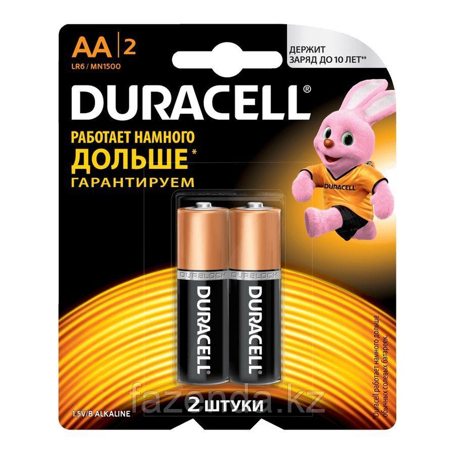 Батарейка Duracell Basic 2A ( 2 шт ) - фото 1 - id-p76688638