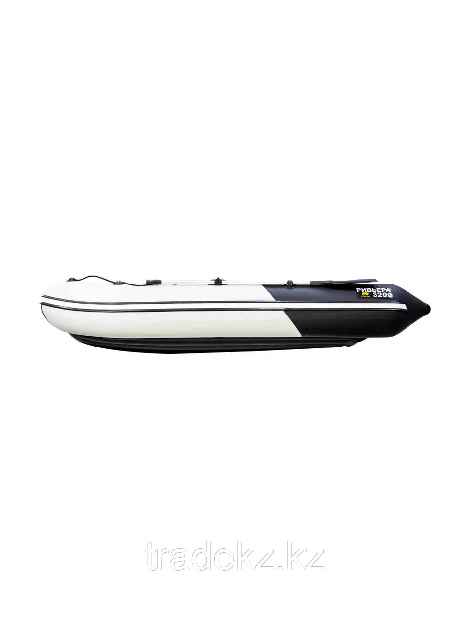 Лодка ПВХ Ривьера Компакт 3200 НДНД Комби светло-серый/графит - фото 7 - id-p110124828