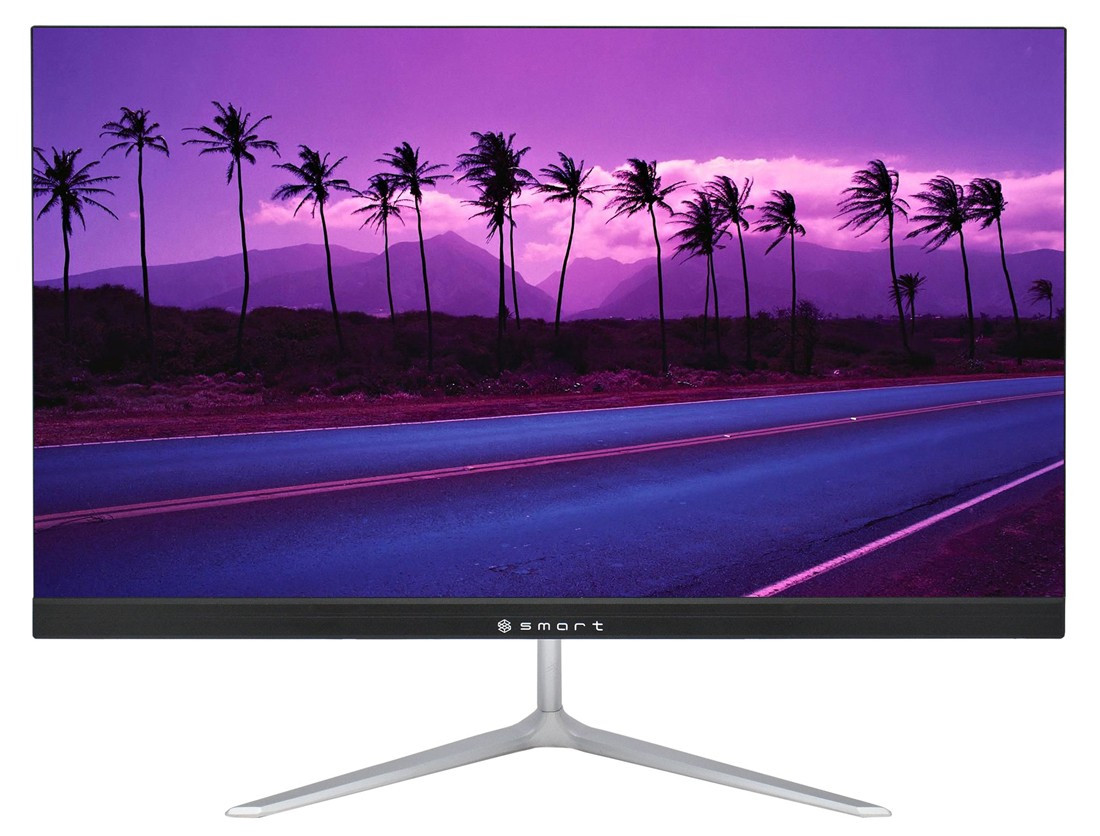 Монитор ЖК 23.8" SMART Framless IPS СМ24F5 v2 <1920x1080 (LED), 5ms, 250 cd/m2, VGA+HDMI, Black>
