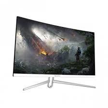 Монитор ЖК 31.5" Huntkey M3281C <1920*1080, LED, 60Hz, 8ms, DVI+HDMI+VGA, изогнутый, WHITE>