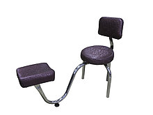 TR-048 Подставка педикюрная с креслом для мастера со спинкой (сиреневая, паутина)