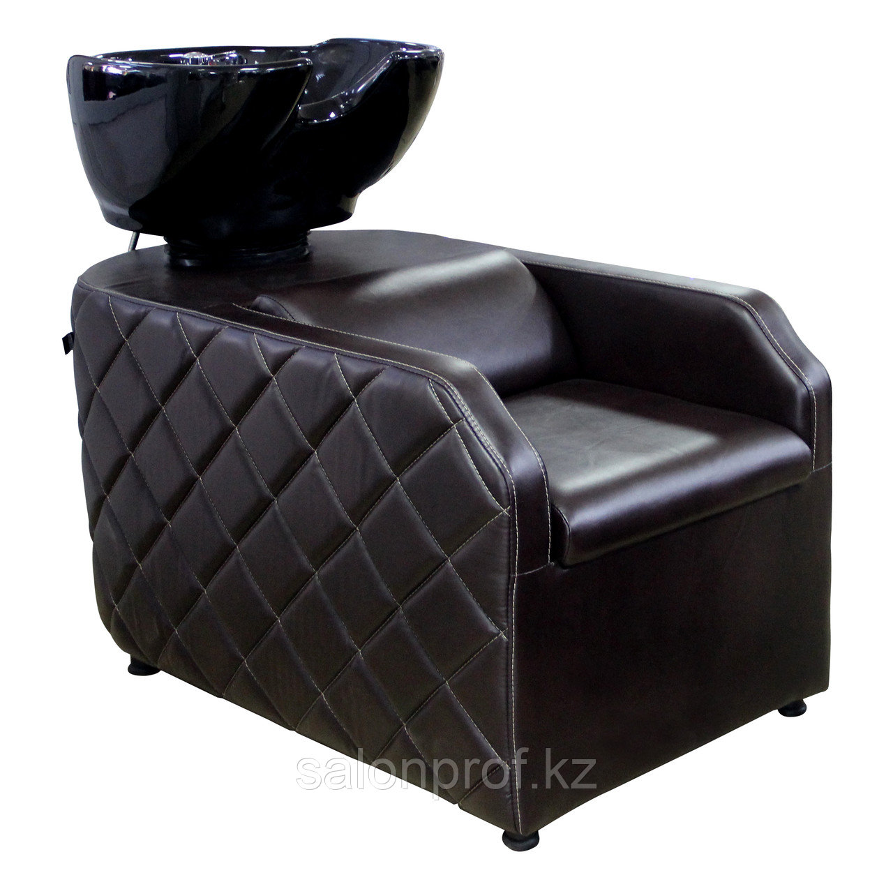 AS-007 Мойка парикмахерская с креслом (темно-коричневая)