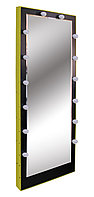 AS-1188 Зеркало для визажиста навесное с подсветкой (черное)